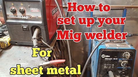 how to stitch weld sheet metal|welder settings for sheet metal.